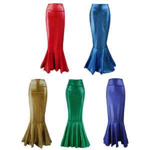 China Breathable Mermaid Tail Halloween Costume 90% Polyester 10% Spandex Material wholesale