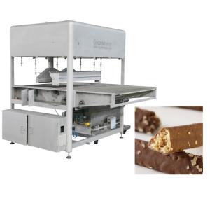 China Cake 200kg/H 900mm Chocolate Enrobing Machine wholesale