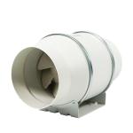 Manufacturing Plant White Plastic Small Size 4-8 Inch Duct Axial Mixed Flow