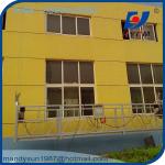 6m Suspended Working Platform 630KG Construction Rope Suspended Platform