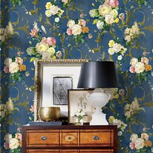 China Modern Deep Embossed Vinyl PVC Resin Wallcovering Wallpaper 1060mm wholesale