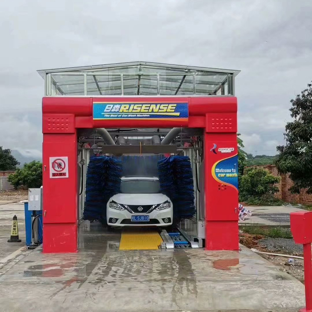 Total Machine Power 39kw Fully Automatic Car Washing System with Foaming Waxing Function