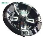 Chrome 8" Golf Cart Wheel Covers / Plastic Material Golf Cart Hub Caps