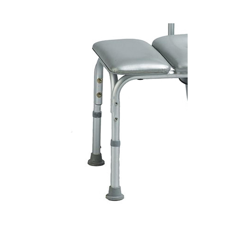 Hospital Toilet Commode Transfer Bench Seat With Bedpan Commode Chair