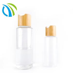 China Flip Top 0.1ml Wooden Bottle Cap 24/410 Soap Natural Bamboo ODM wholesale