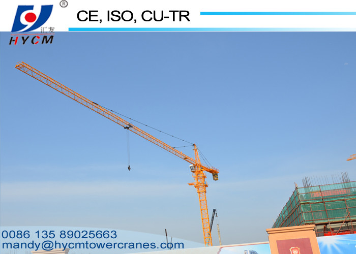 150m Height 60m Lifting Jib 6ton Load QTZ6013 Topkit Tower Crane with Hammer Head