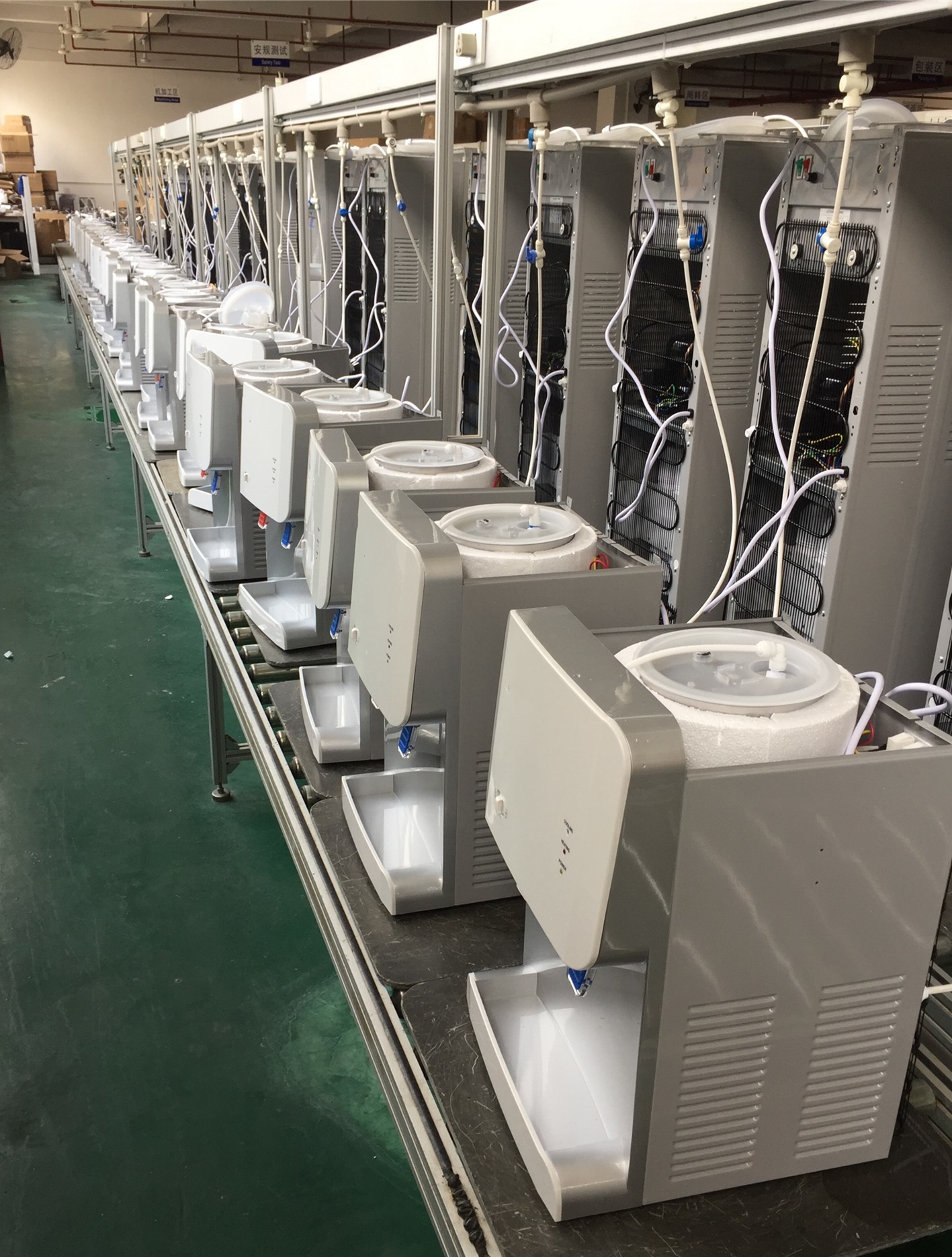 Compressor Cooling Pipeline 3 Taps Water Cooler Dispenser With Inline Filtration System 105L-XGJ