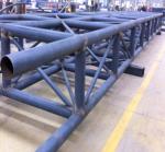TUV 16/18 Inch light Prefabricated Steel Roof Trusses Aluminum Square Bolt