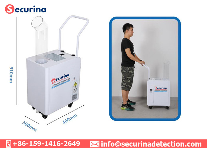 Stainless Steel Mobile Disinfection Atomizer Sterilization Fogger with CE Certificates