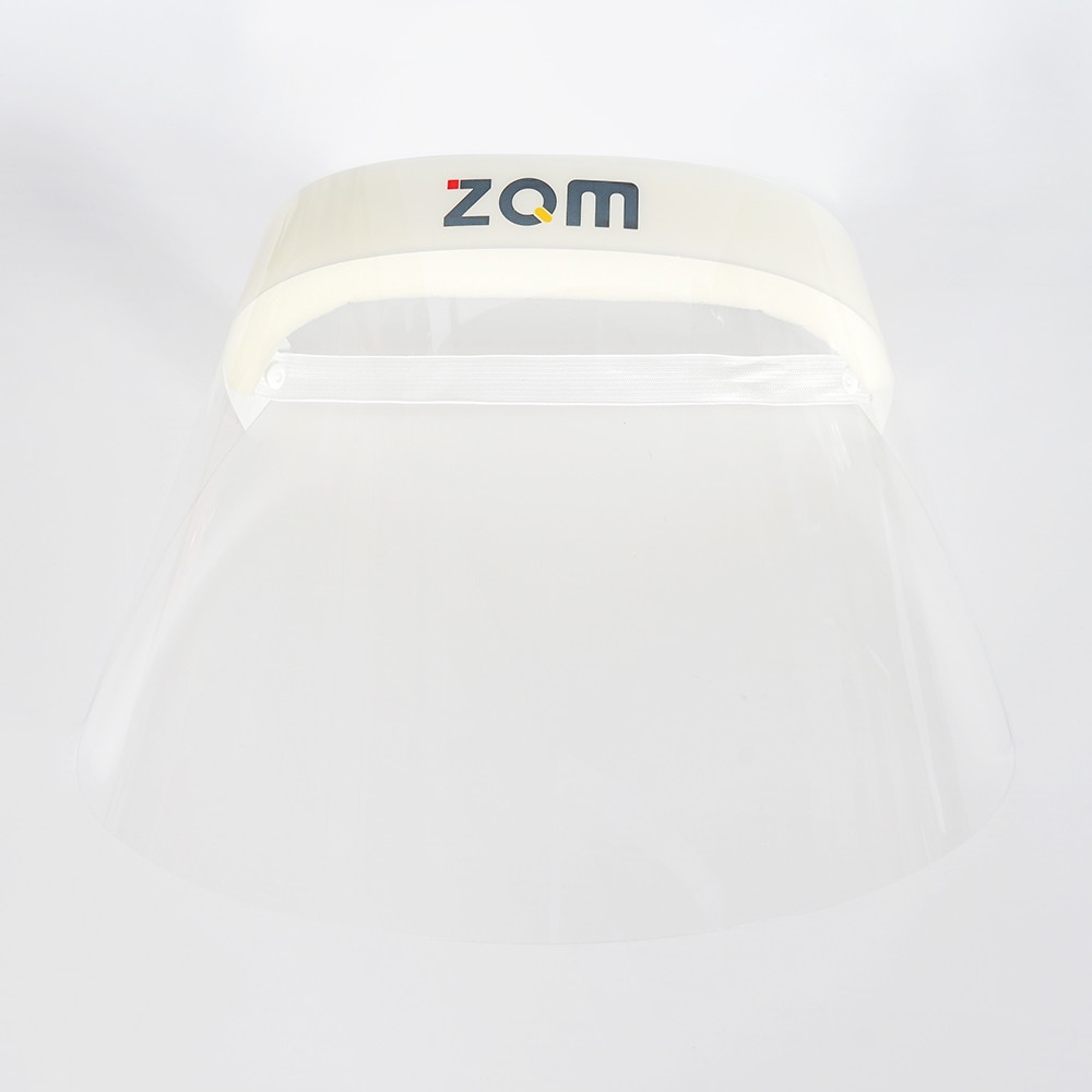 High Definition Anti Fog Full Face Plastic Transparent Face Shield / Protective Face Shield Custom Logo