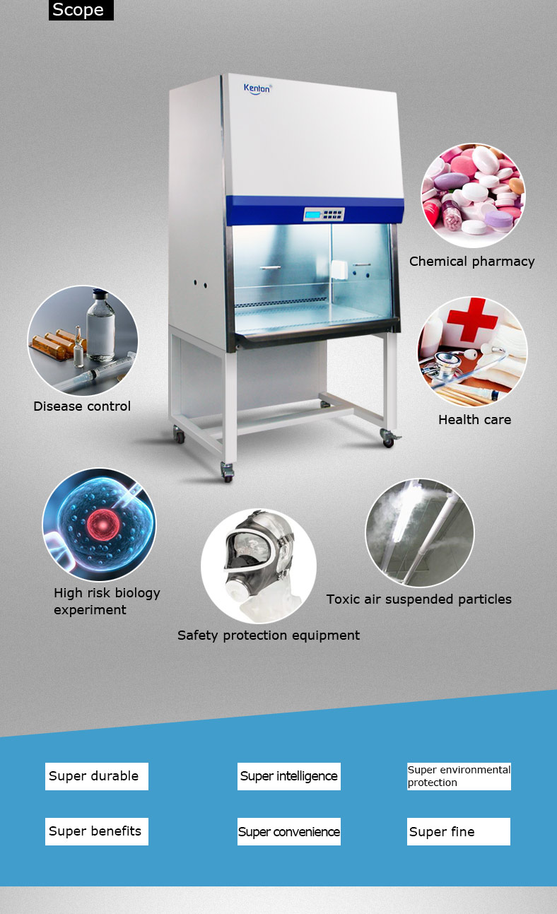 Modern Laboratory Biological Safety Cabinet Class Il Laminar Flow Cabinets