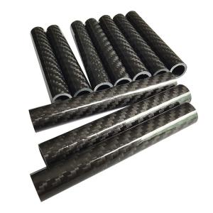 China 500mm 19.6 Inches 28mm X 30mm X 500mm 100% Pure Tube With Carbon Fiber wholesale
