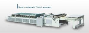China Economic Semi automatic Flute Laminating Machine Pasting Paper machine wholesale