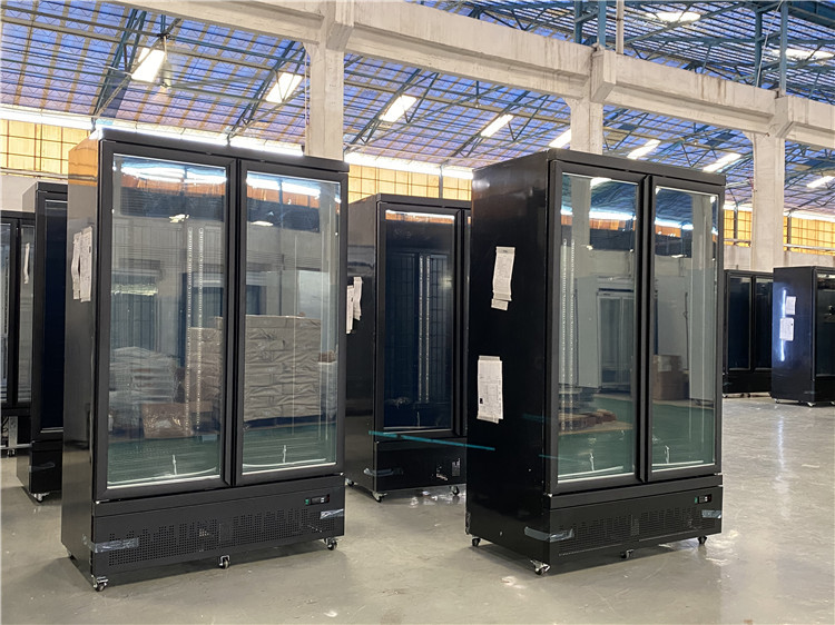 Commercial Beverage Cooler Glass Door Refrigerated Showcase Display Fridge