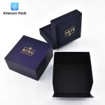 Intercon Pack Luxury Leather Jewellery Box Hot Stamping Process 4.02x4.02x2.2
