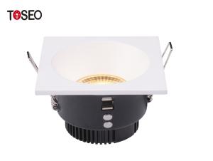 China Square 85mm Dimmable LED Downlights 3000k 38° Beam Angle wholesale