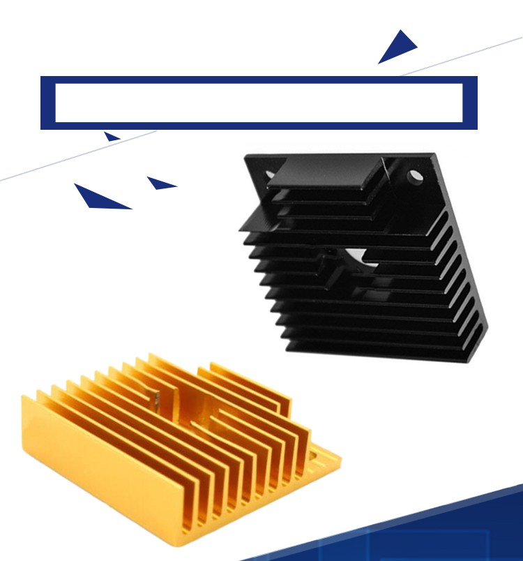 6063 T5 Raw Matrial Forge Aluminium Heat Sink Profiles with Casting Processing