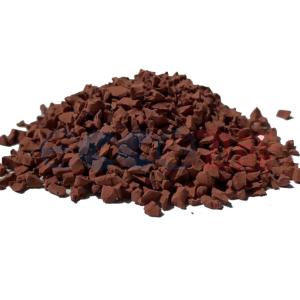 China 3.5mm Red Ecolastic EPDM Rubber Crumb For Outdoor Sidewalk Surface wholesale
