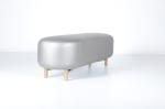 Customized Premium Luxury Bedroom Upholstered Elliptical Bench