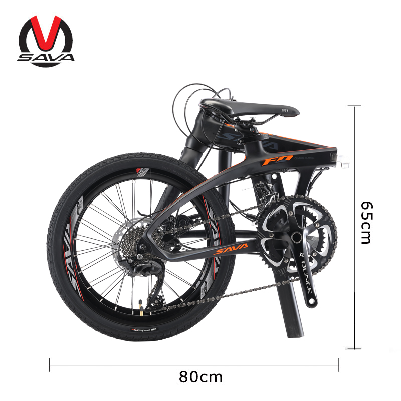 Z1 9s Savadeck Folding Bike 20 inch Aluminum Alloy Rim Material