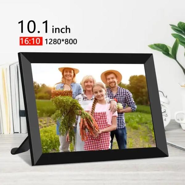 Acrylic 250cd/m2 Smart Picture Frame , Durable Digital Photo Frame For
