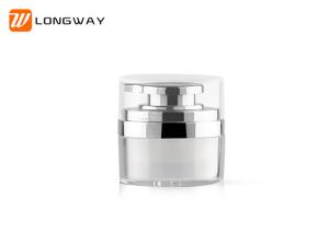 China 30ml Plastic Acrylic Airless Cream Jar/ Airless Pump Cosmetic Packaging wholesale