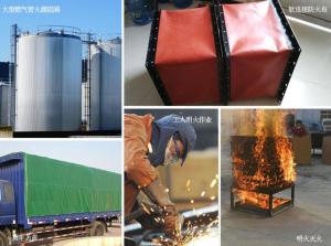 China Heat Resistant Fiberglass Welding Blanket Acrylic Coated Isolation Protection wholesale