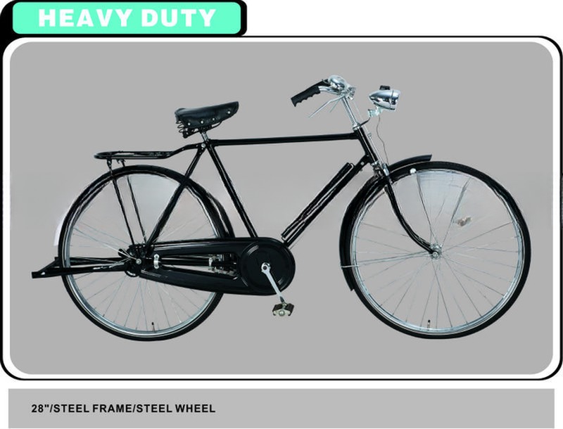 Stylish 28" Heavy Duty Old Style Bicycle with Adjustable Handlebars