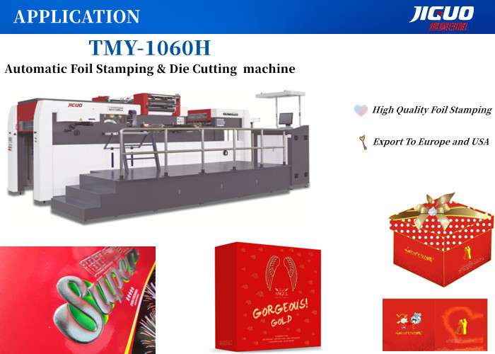 1060mm Sheet Automatic Die Cutting Machine Creasing Hot Stamping Machine