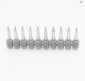 China Lightweight Powers Drive Pins Electro Galvanized Steel Shooting Nails wholesale