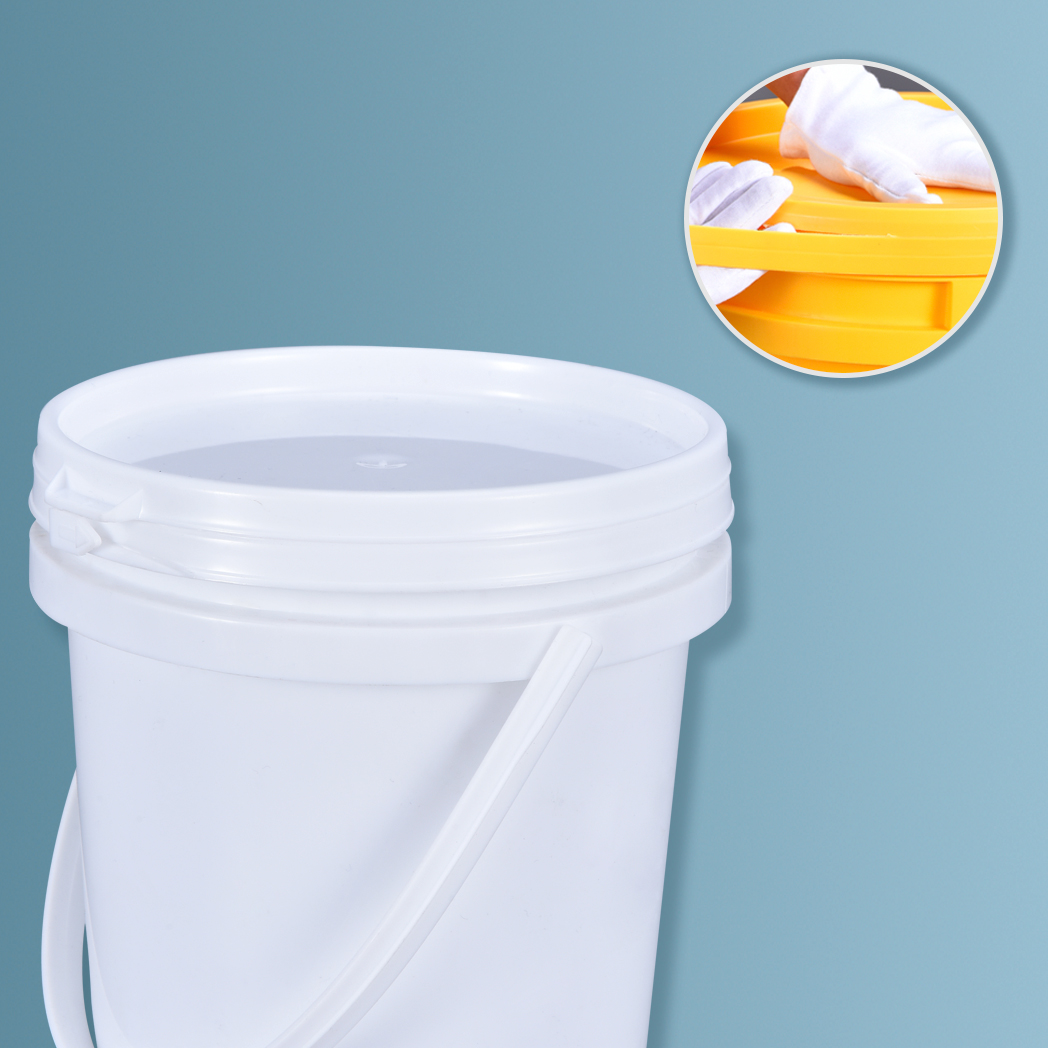 1 Liter Plastic Bucket for Honey Painting Packaging Container Durable and Lightweight