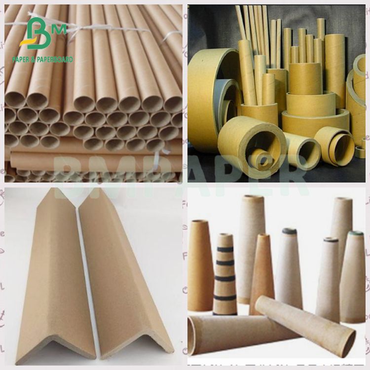 200gsm Smooth Wood Pulp  Strong Brown Kraft Test liner paper roll