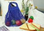 6 Colors Cotton Mesh Vegetable Bags Portable For Adult Supermarket Shopping