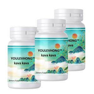 China USA Made 400mg Kava Kava Root Extract Capsules for Anxiety and Sleep Improvement wholesale