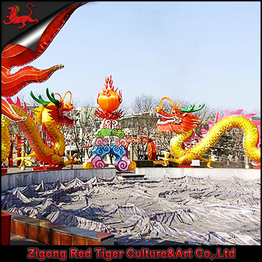 Amazing Chinese Festival Lantern Custom Colorful Outdoor Lanterns