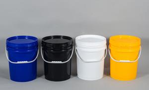China Clear 5 Gallon Plastic Buckets with UV Resistance wholesale