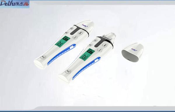 Large Volume Electronic Digital Syringe For Prefilled Cartridge Applied
