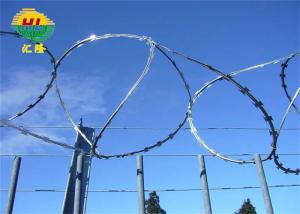 China 10m Anti Theft Barbed Wire Concertina Coil Hot Dipped Galvanized wholesale