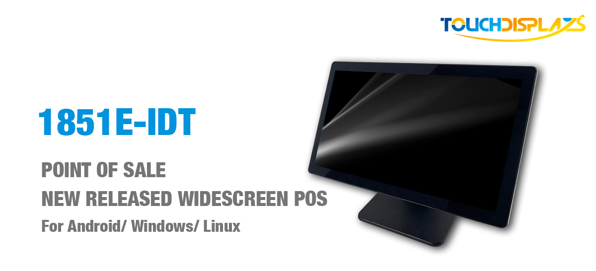 18.5inch 1366*768 Resulution Digital Touch Screen POS System All In One PC