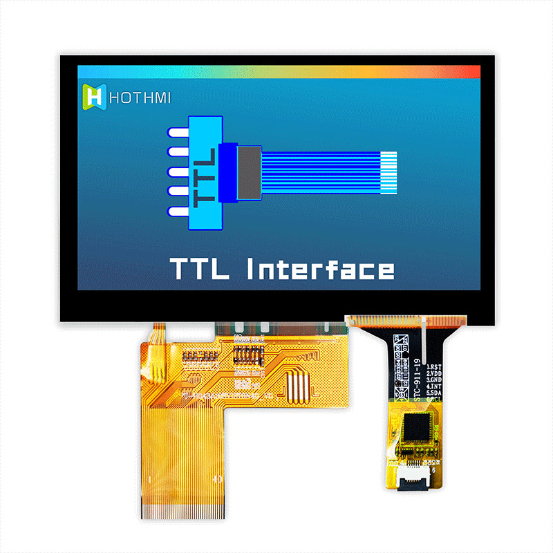 800x480 4.3 Inch TFT LCD Display Module Capacitive Touch Screen Module Pcap Monitor