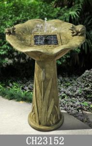China Natual Look H66CM Polyresin Light Up Water Feature wholesale