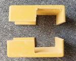 Yellow Hollow Fiberglass Tube 90 Degree Elbow Pipe Tube FRP Fittings for