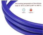 Ageing Resistance Heat Silicone Rubber Vacuum Pipe Hydraulic Hose 13/32 Inch