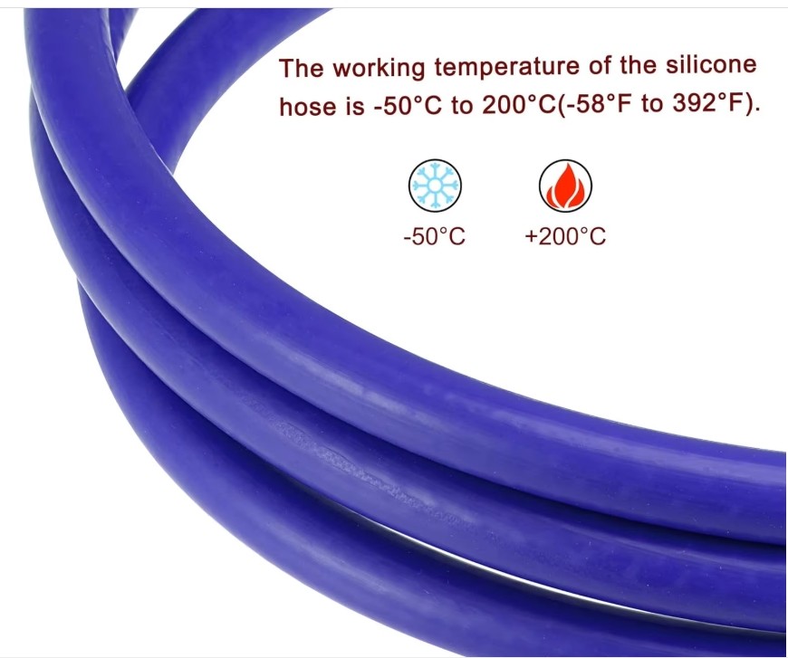 Ageing Resistance Heat Silicone Rubber Vacuum Pipe Hydraulic Hose 13/32 Inch
