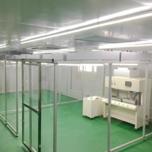 China Aluminum Mobile FFU Softwall Cleanroom PVC Anti Static Curtain wholesale