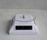 Solar display with battery hole