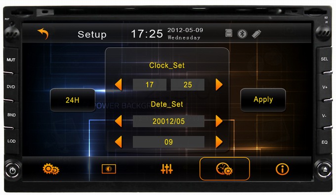 Autoradio bluetooth PIP GPS iPod USB SD for Universal car DVD OCB-6952