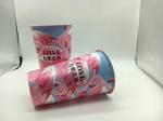Disposable 3D Lenticular Cup , Customized Plastic Yogurt Cup Food Containers