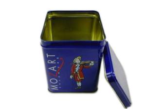 China Recyclable Tin Can Containers For Tea Packaging 88*88*113hmm Durable wholesale