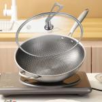 New Product Multifunction Flat Bottom Kitchen Cooking Ware Stainless Steel Non